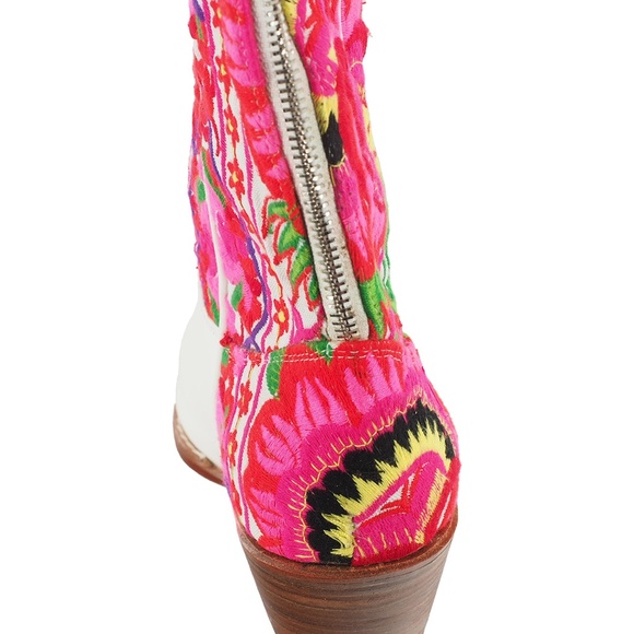 MOMO New York Selina Embroidered Western Cowboy Boots X Free People - Picture 7 of 7